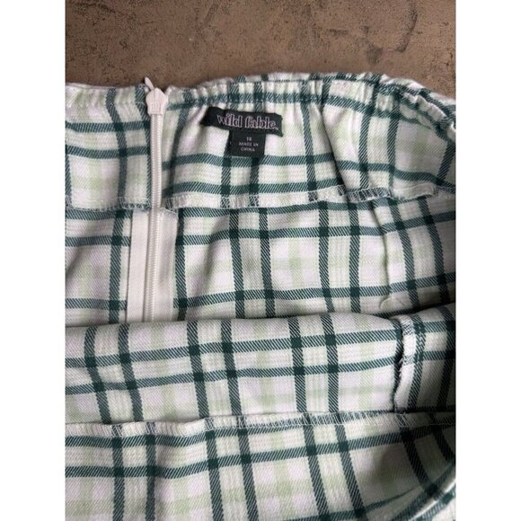 Wild Fable Green Plaid Skirt Size 16 - Picture 6 of 8